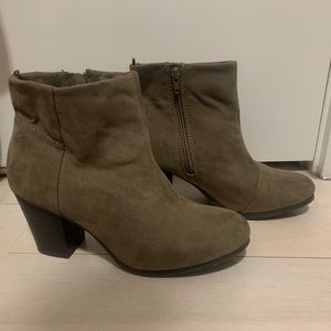 Brown ankle boots